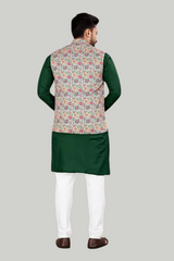 Men's kurta pajama with koti set