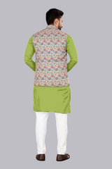 men's Fency design kurta pajama set with koti