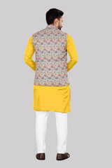Men's stylish kurta pajama set with koti