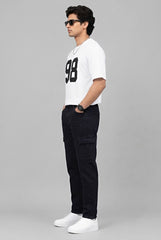 Men's 6 Pocket Mom Fit Black Denim jeans