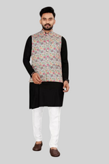 Men's Trendy Model Fency design Kurta pajama set with koti