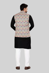 Men's Trendy Model Fency design Kurta pajama set with koti