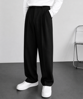 Stylish Women's Platted Black korean Pant