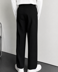 Stylish Women's Platted Black korean Pant