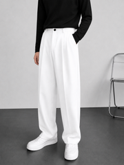 Men's Stylish And fency Platted Korean Pant