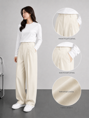 Premium Women's Pleated Korean Pants