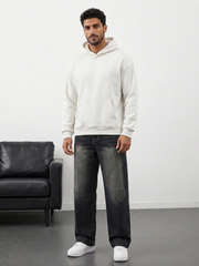 Faded Black Whisker Jeans