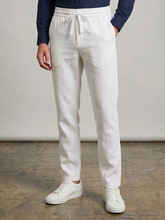 Men's Stylish White Linen Pant
