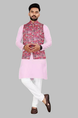 Men's Stylish kurta pajama set with koti