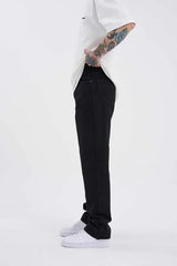 Niffar Black Baggy Jeans For Mens