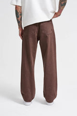 Niffar Coffee Baggy Jeans For Mens