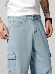 6 pocket mom-fit jeans for mens