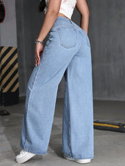 wide lag jeans for womens