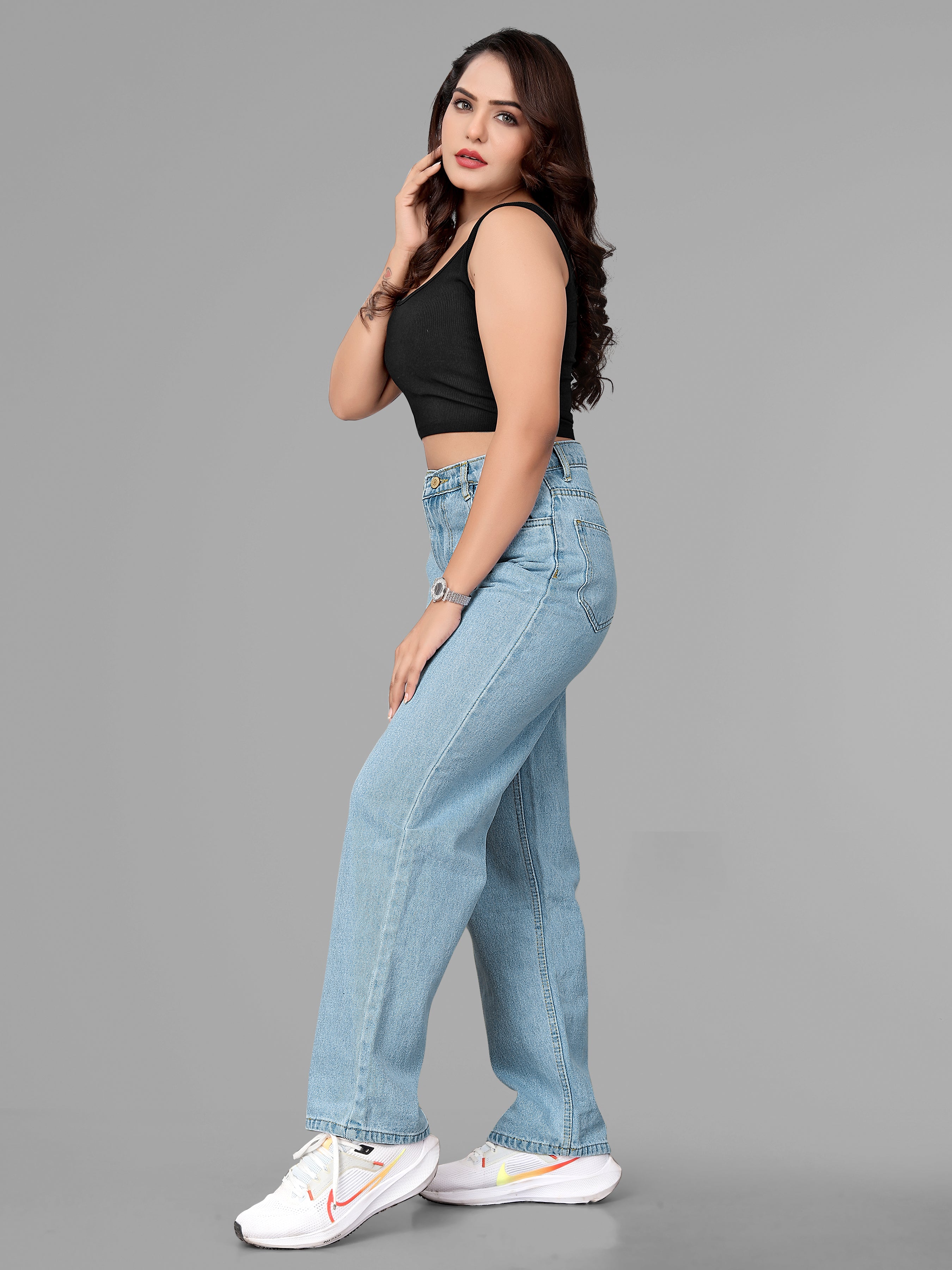 wide lag jeans for womens