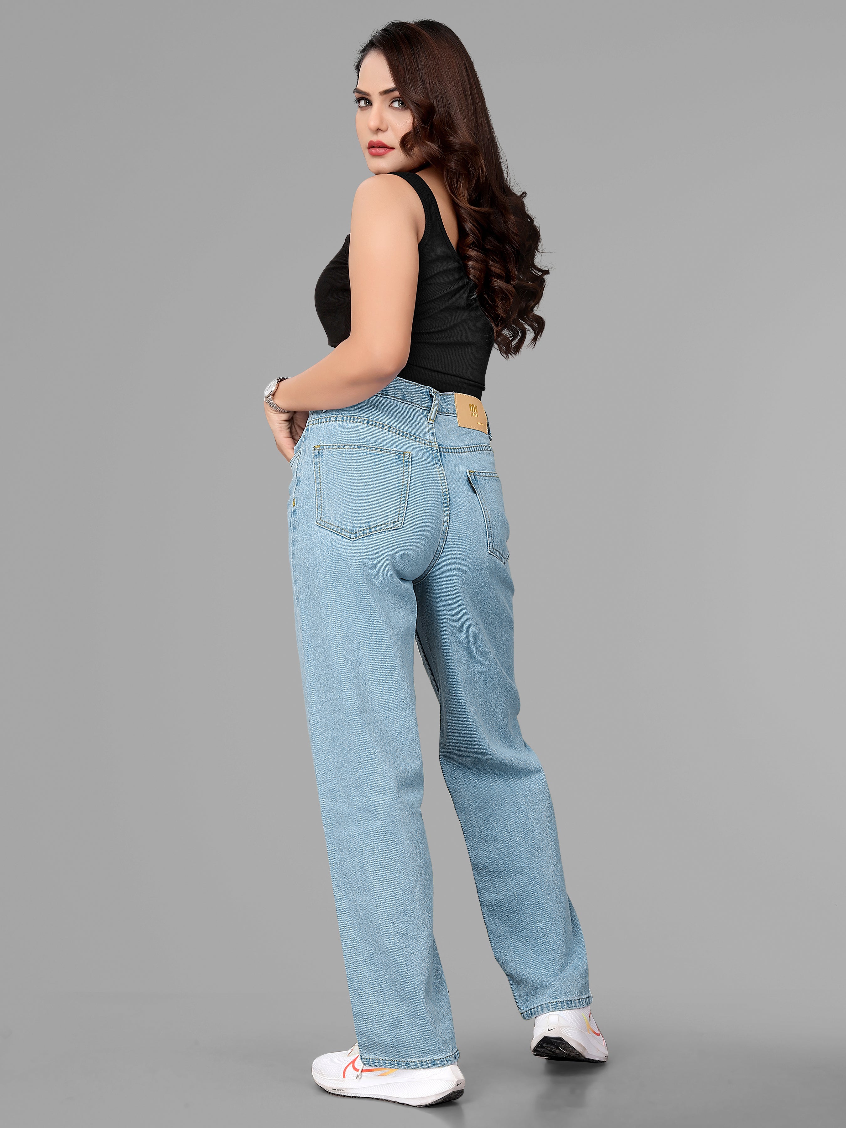 wide lag jeans for womens