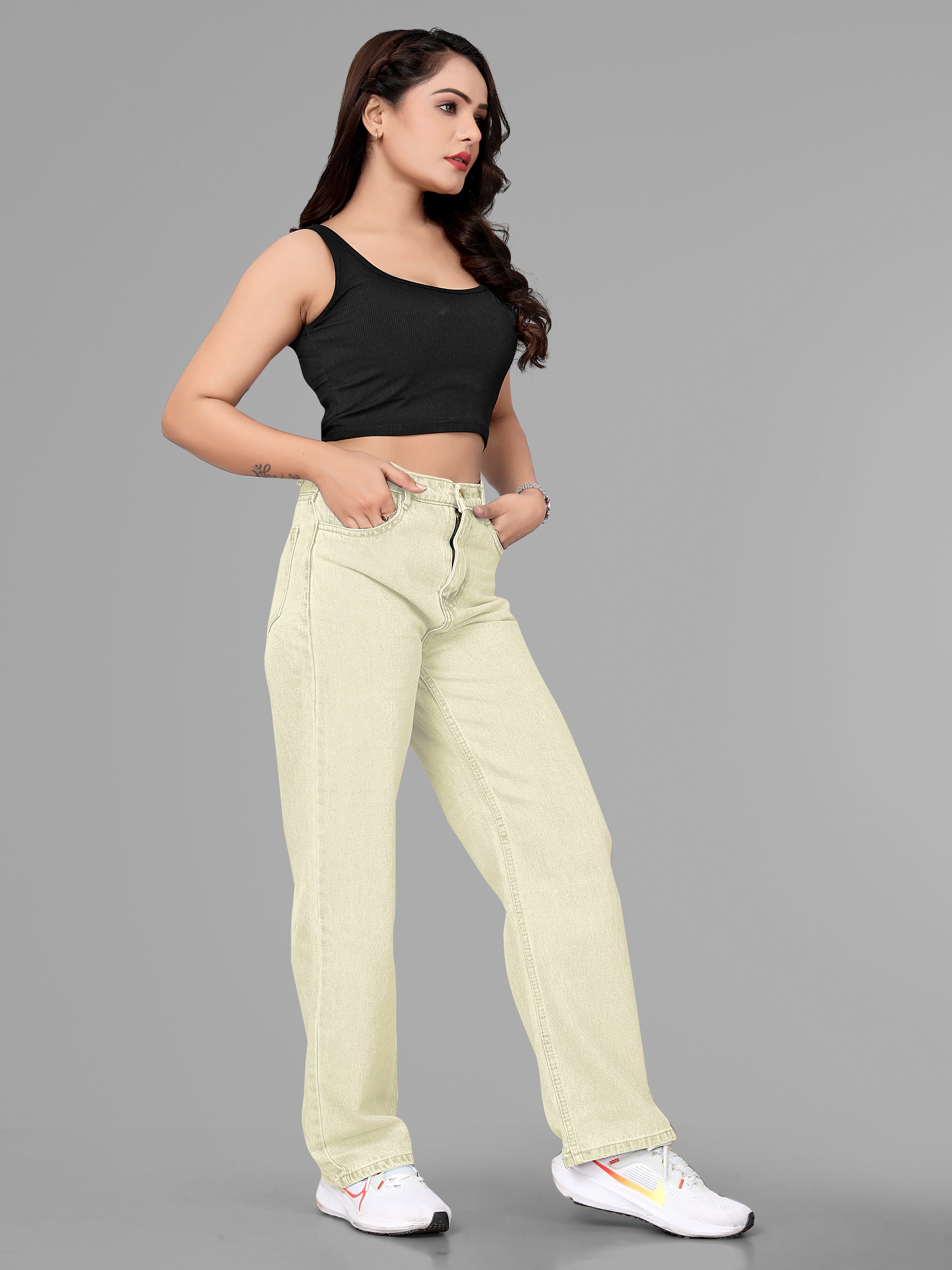 wide lag jeans for womens