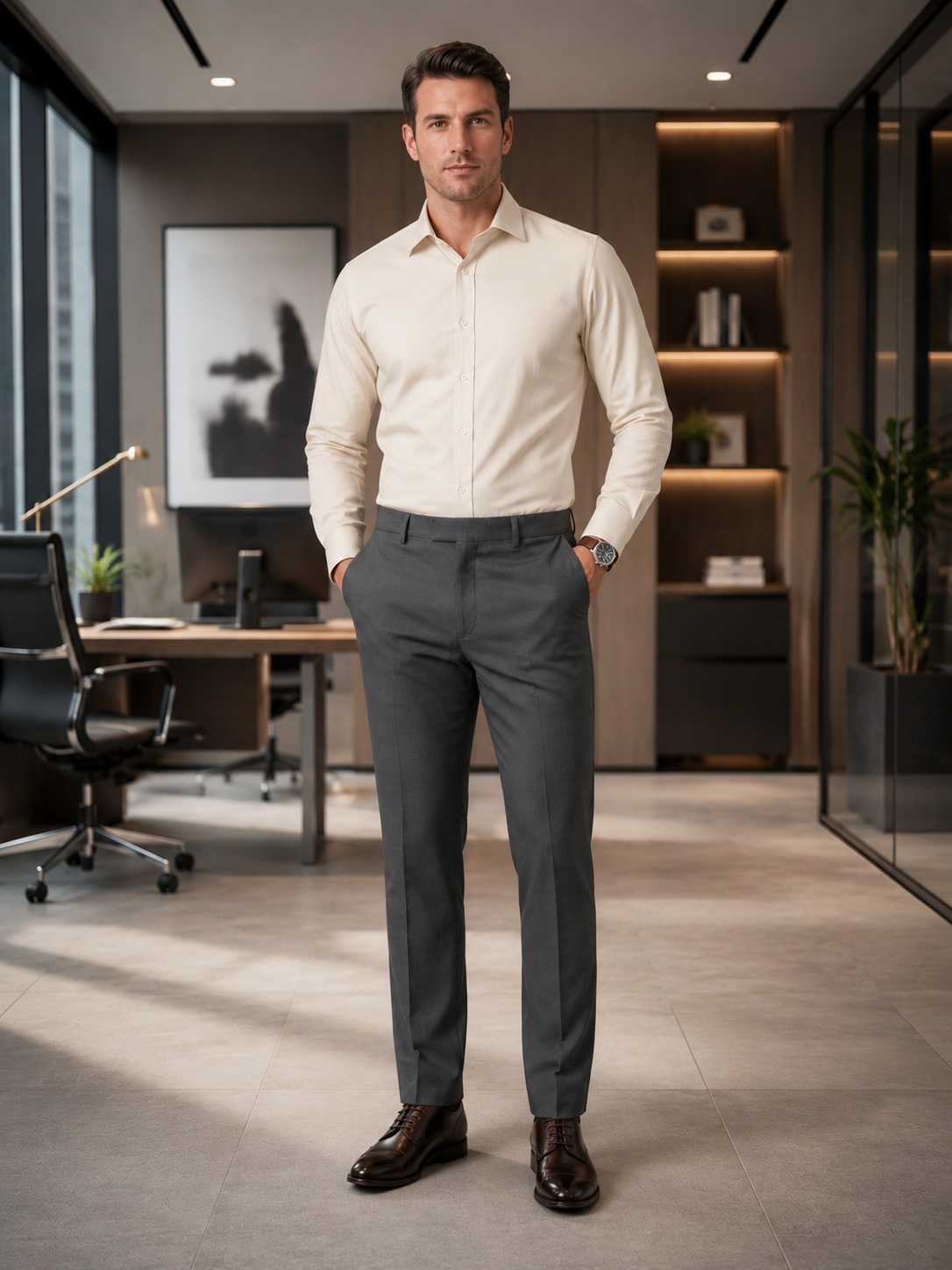 Men's Premium Formal Pant black