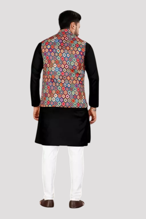 Men's Kurta pajama with koti Stylish and Fency