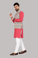 Men's Kurta pajama with koti