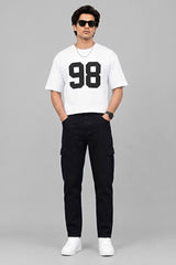 Men's 6 Pocket Mom Fit Black Denim jeans