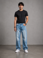 Men's Denim Ice Super Baggy Jeans