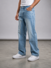 Men's Denim Ice Super Baggy Jeans