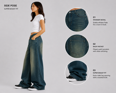 Women's Super Baggy Denim jeans