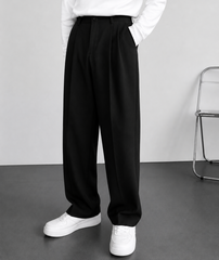 Stylish Women's Platted Black korean Pant