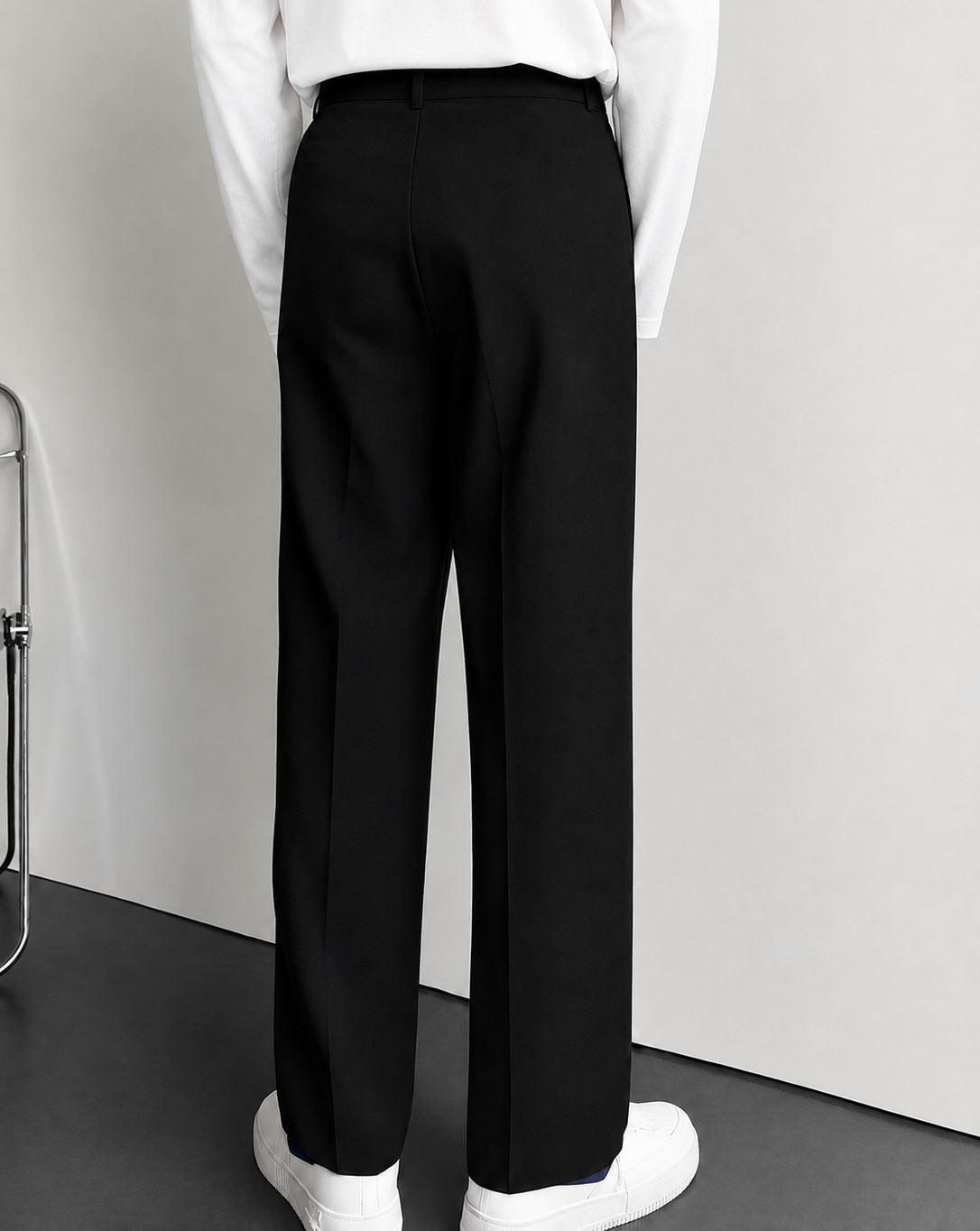 Stylish Women's Platted Black korean Pant