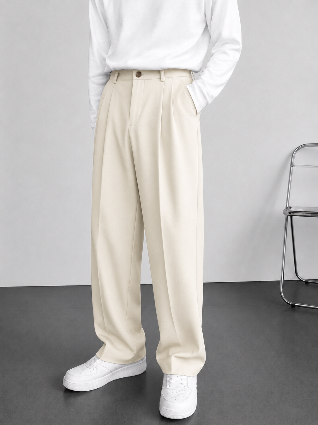 Men's Premium Imported Platted Korean Pant