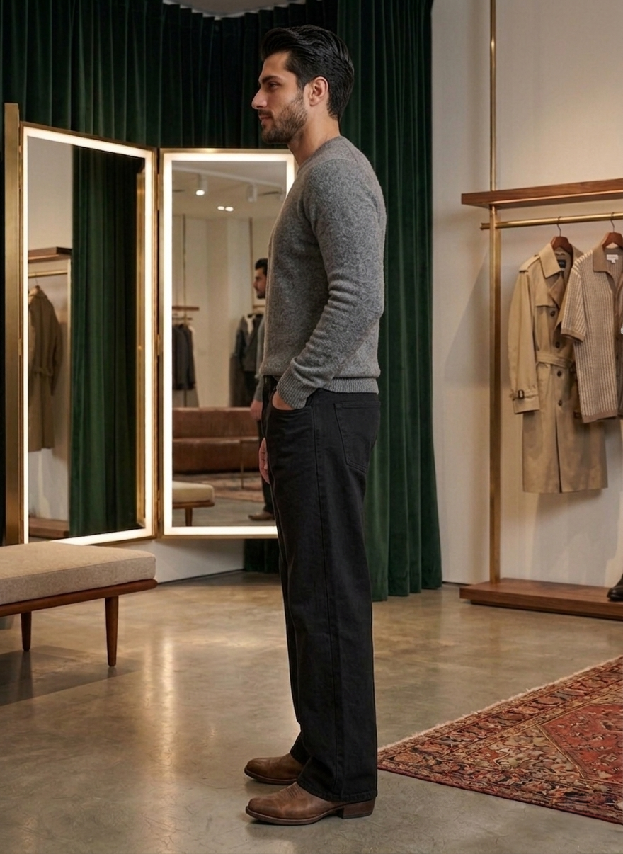 Heritage Black Bootcut Collection Pants