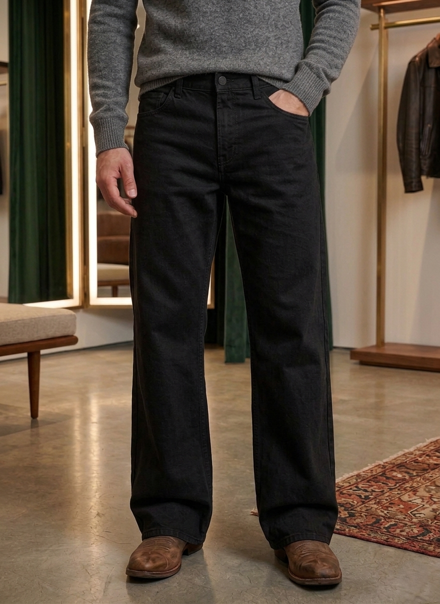 Heritage Black Bootcut Collection Pants