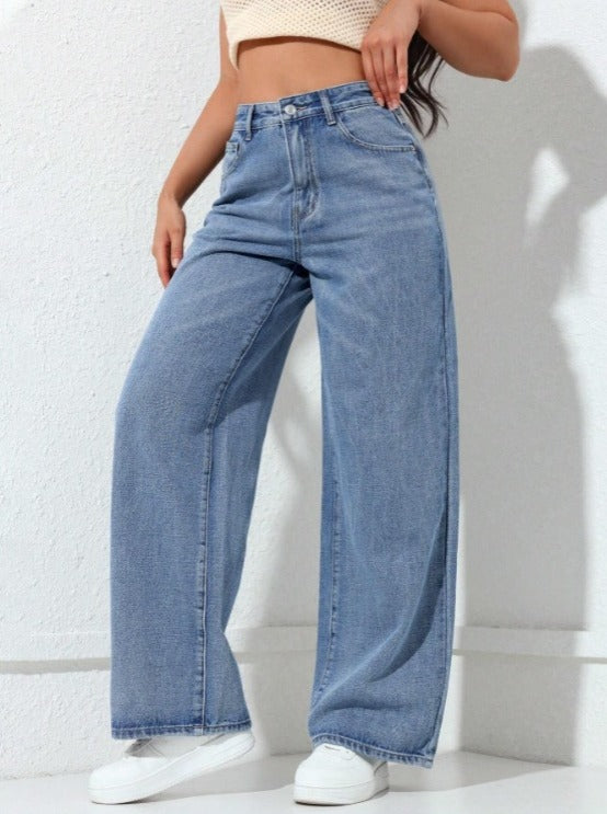 wide lag jeans for womens