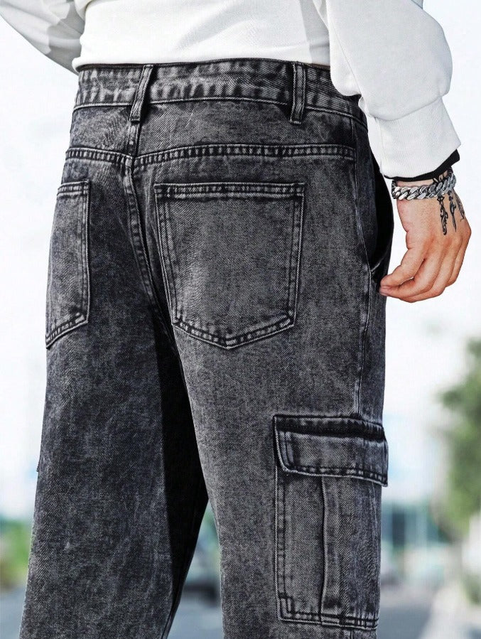 6 pocket mom-fit jeans for mens