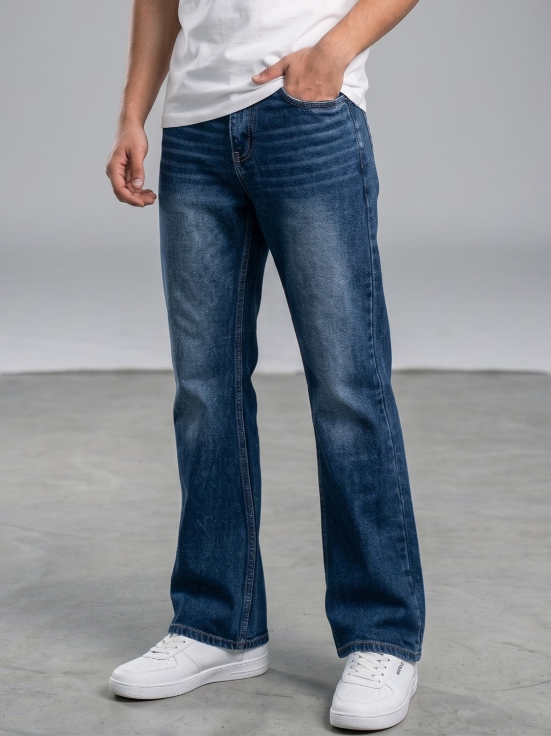 Men's Boot Cut Premium Denim Jeans