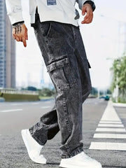 6 pocket mom-fit jeans for mens