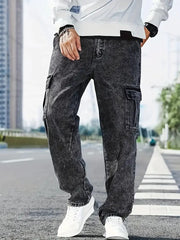 6 pocket mom-fit jeans for mens