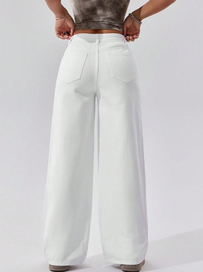 wide lag jeans for womens
