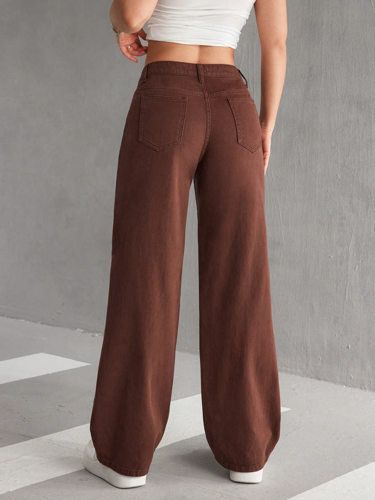 wide lag jeans for womens