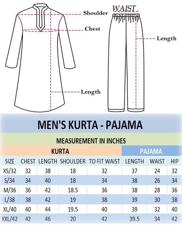 Premium White Foil Pattern Kurta Pajama Ethnic Set