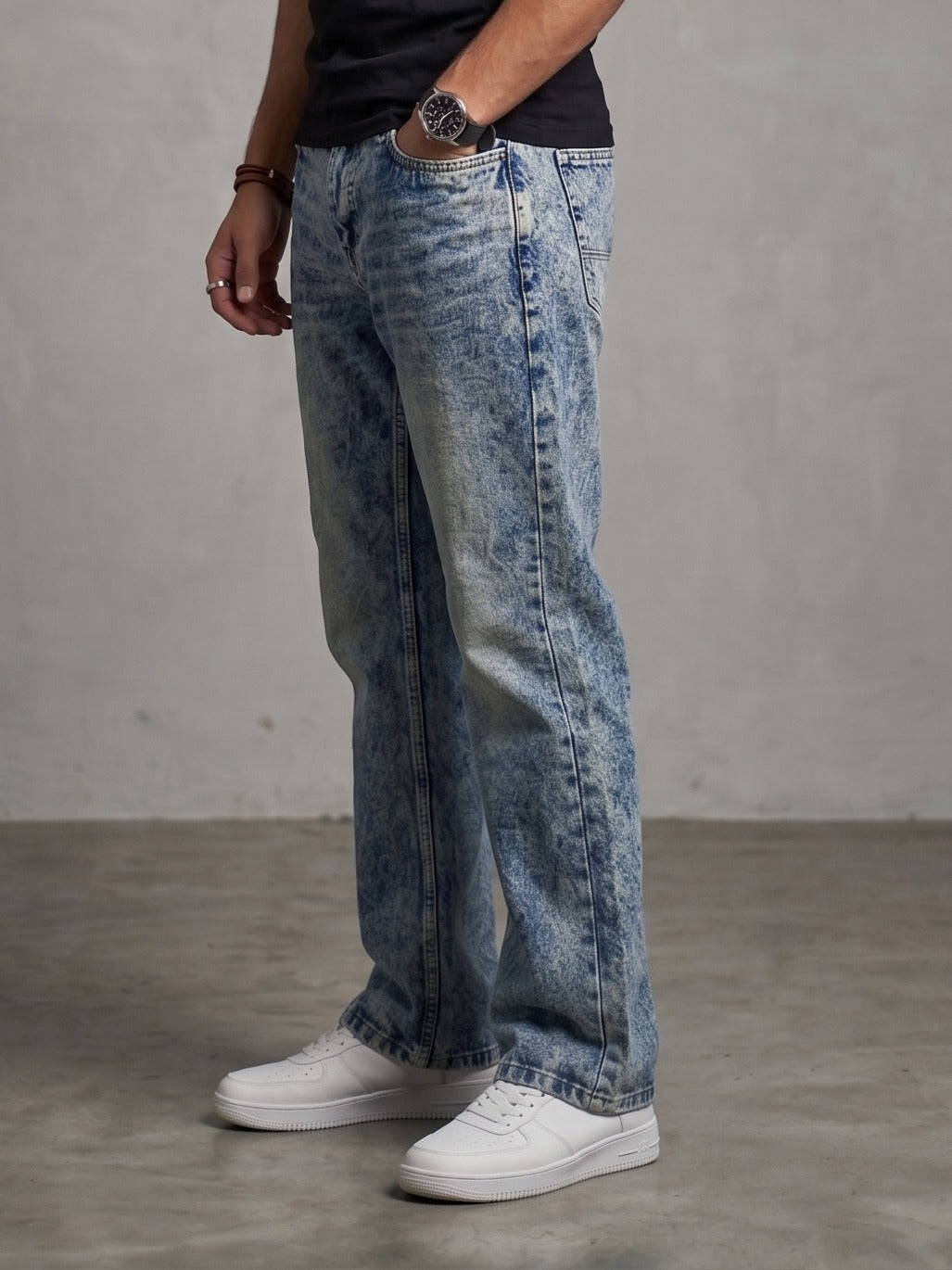 Men's Premium Light Wash Denim Jeans