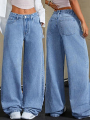 wide lag jeans for womens