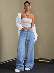 wide lag jeans for womens